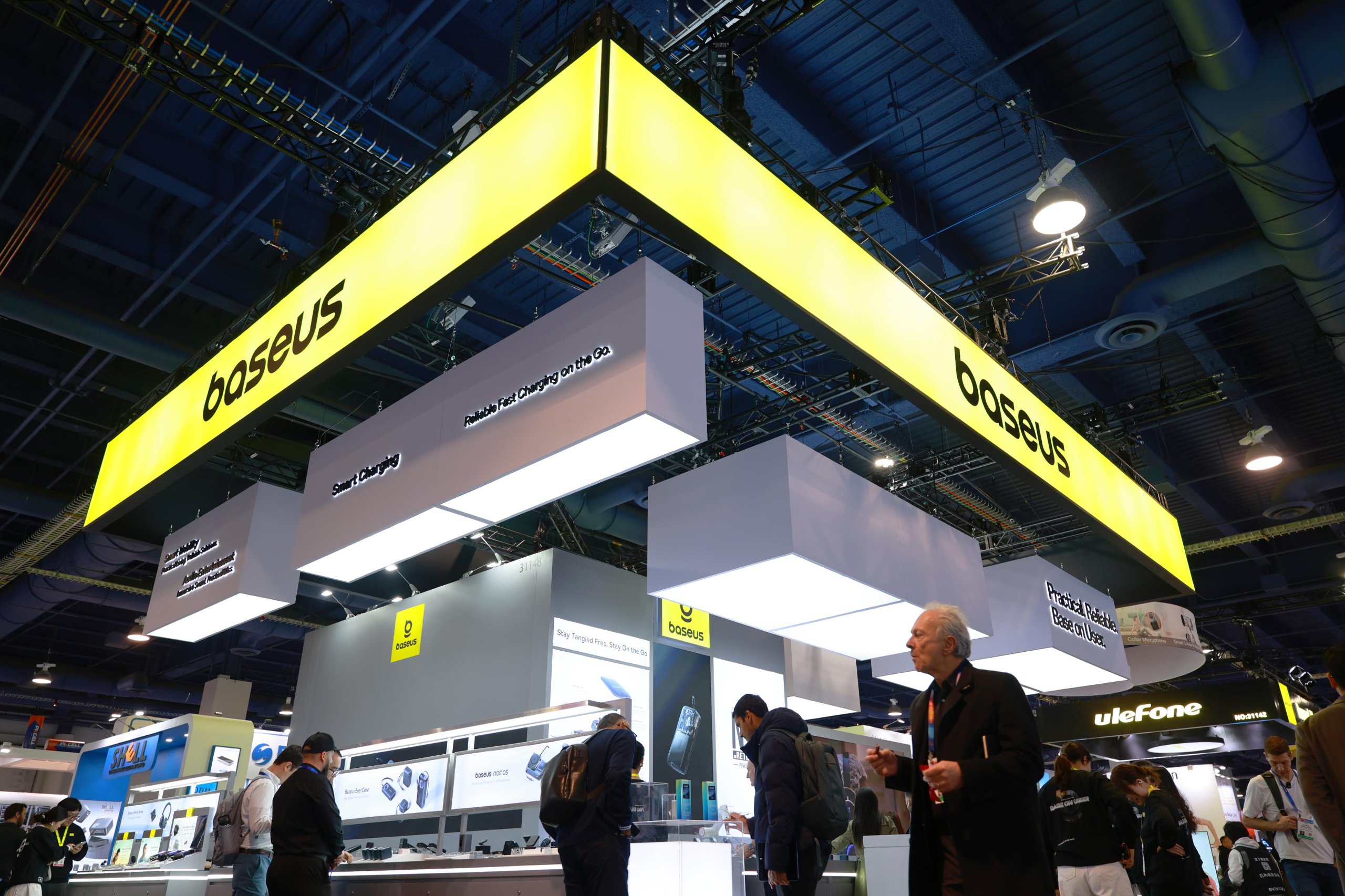 display of bases at CES 2026