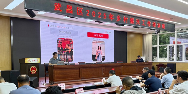 政企协同助力乡村振兴,微思敦应邀开展武昌区驻村干部电商实战培训
