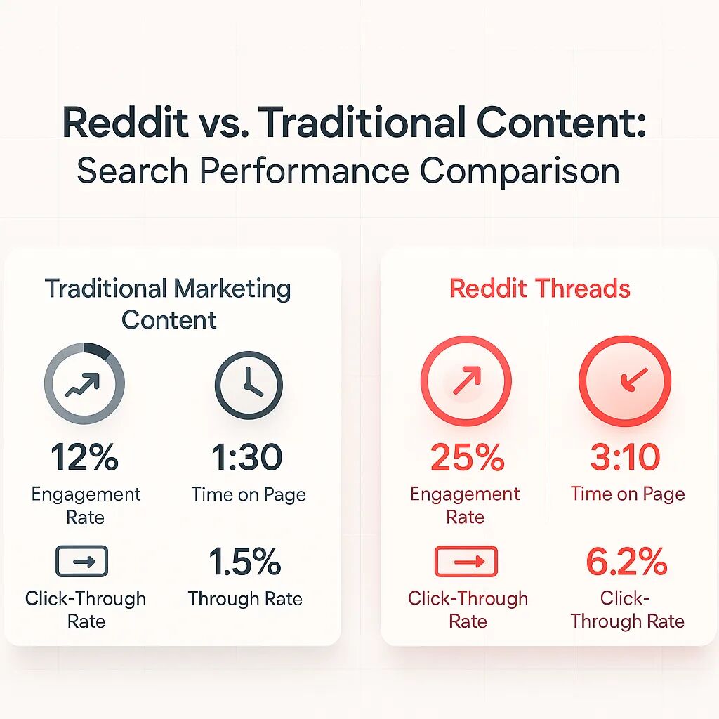 the difference between traditional marketing content and reddit marketing