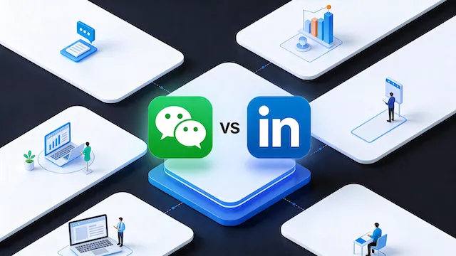 WeChat vs. LinkedIn: How B2B marketing Is Done Differently on Each Platforms in 2026